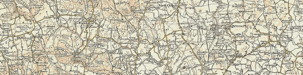 Old map of Lurgashall in 1897-1900