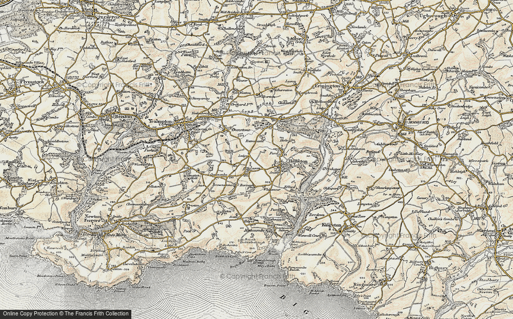 Old Map of Luson, 1899-1900 in 1899-1900