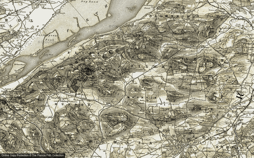 Old Map of Luthrie, 1906-1908 in 1906-1908
