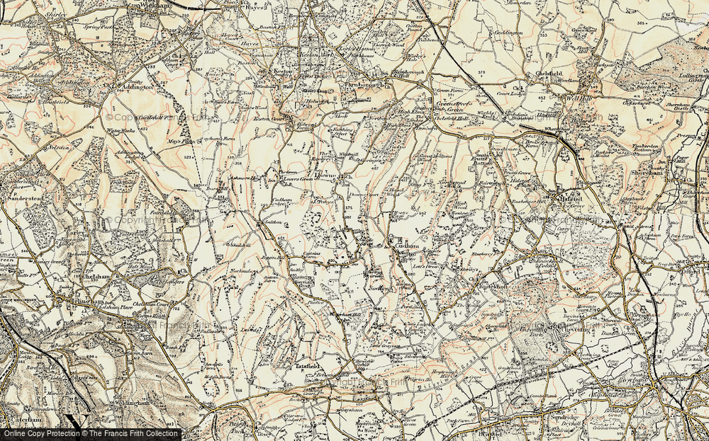 Old Map of Luxted, 1897-1902 in 1897-1902