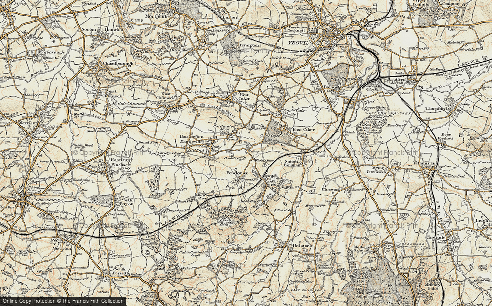 Old Map of Lyatts, 1899 in 1899