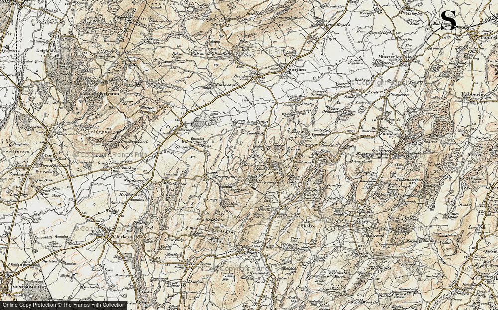 Old Map of Lyde, 1902-1903 in 1902-1903