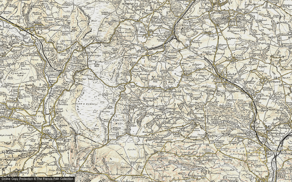 Old Map of Lydgate, 1902-1903 in 1902-1903