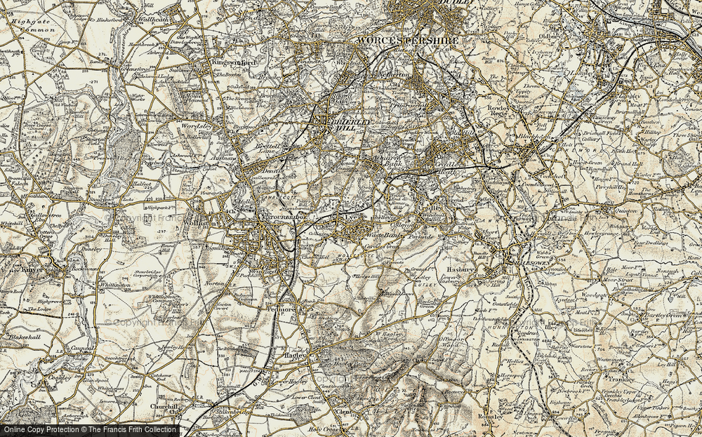 Old Map of Lye, 1901-1902 in 1901-1902