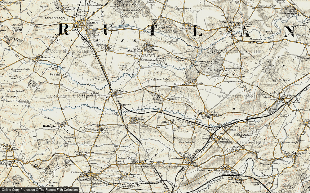 Old Map of Lyndon, 1901-1903 in 1901-1903
