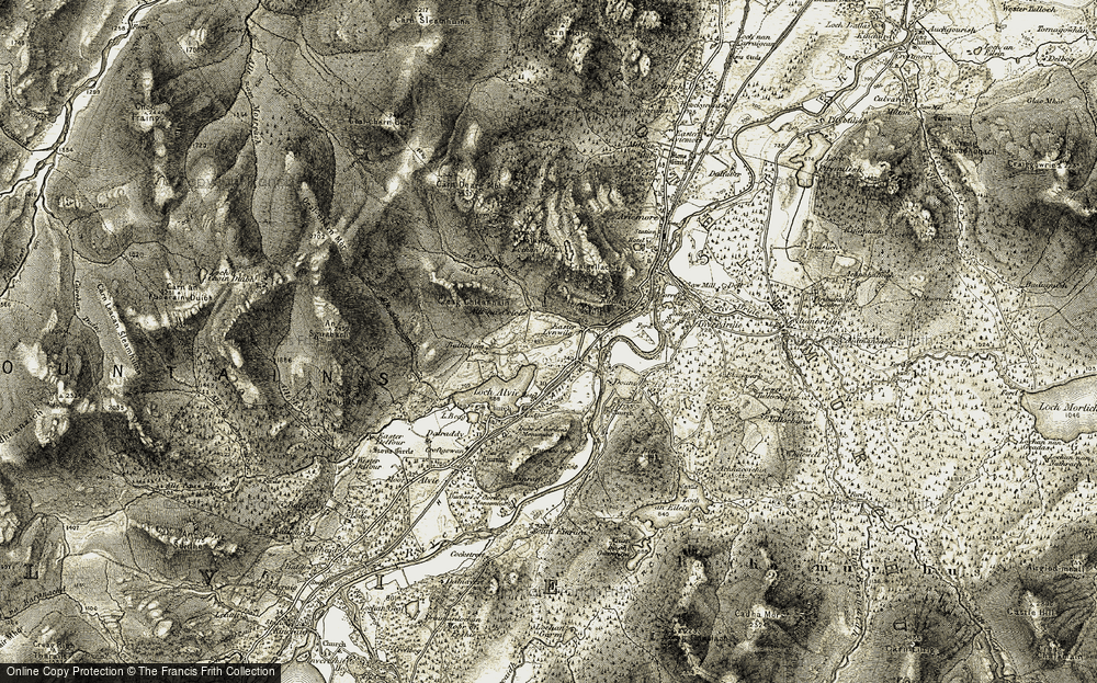 Old Map of Lynwilg, 1908 in 1908