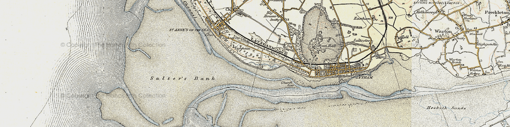 Old map of Lytham St Anne's in 1903