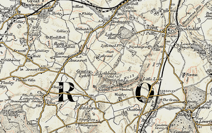 Old map of Westley in 1902