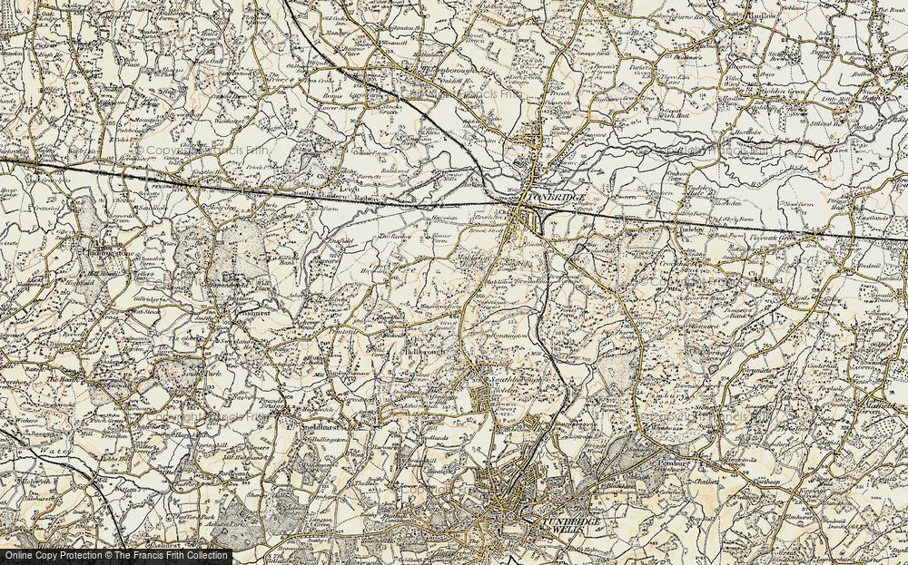 Old Map of Mabledon, 1897-1898 in 1897-1898