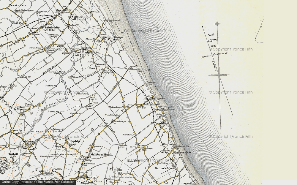 Old Map of Mablethorpe, 1902-1903 in 1902-1903