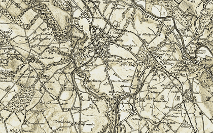 Old map of Machan in 1904-1905