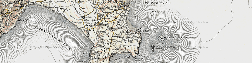 Old map of Machroes in 1903