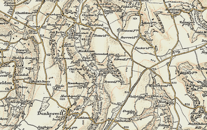 Old map of Mackham in 1898-1900