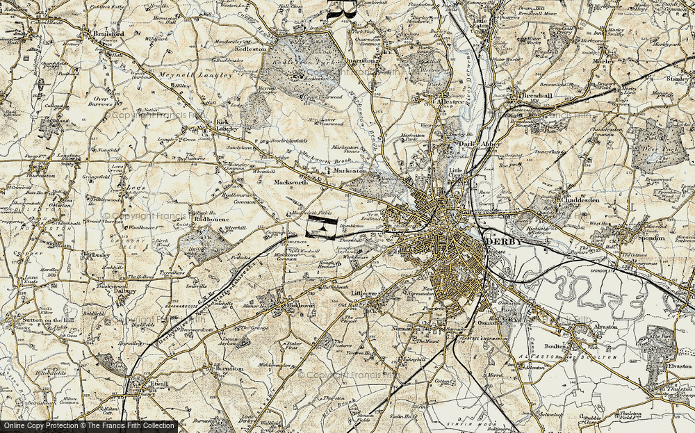 Old Maps of Mackworth Brook, Derbyshire - Francis Frith