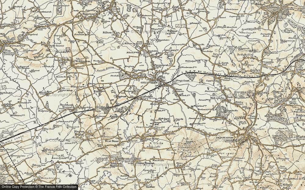 Old Map of Madjeston, 1897-1909 in 1897-1909