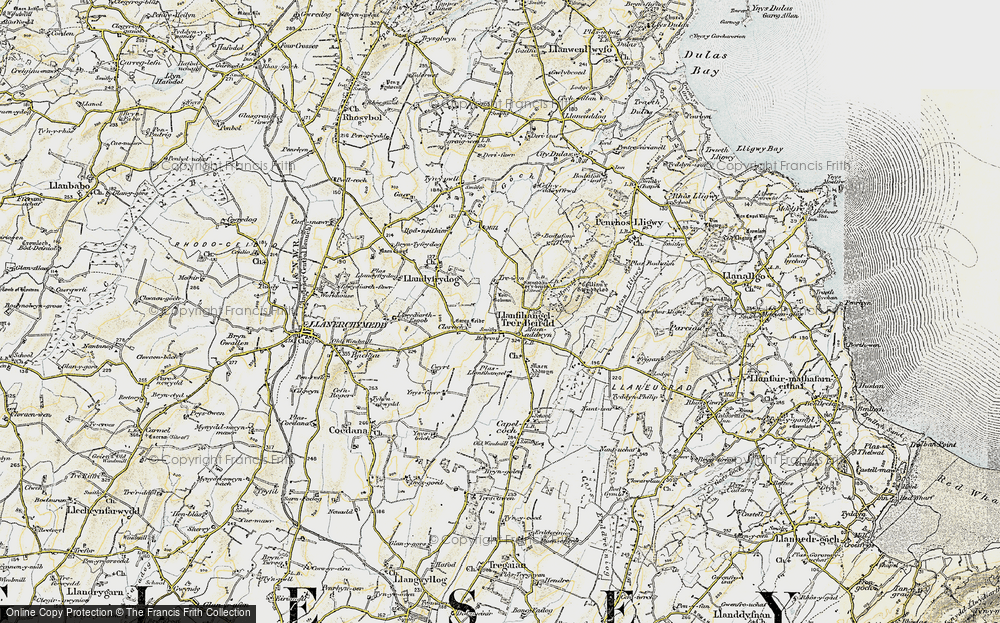 Old Map of Maenaddwyn, 1903-1910 in 1903-1910
