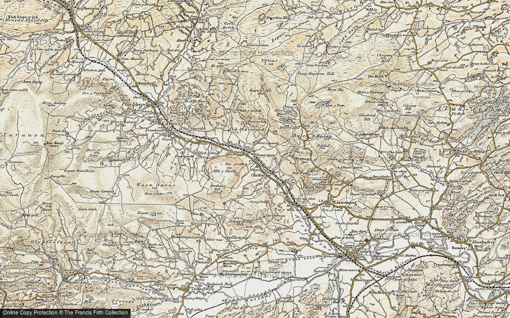 Old Map of Maesypandy, 1902-1903 in 1902-1903