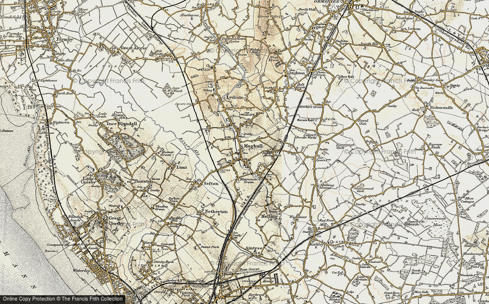 Old Map of Maghull, 1902-1903 in 1902-1903