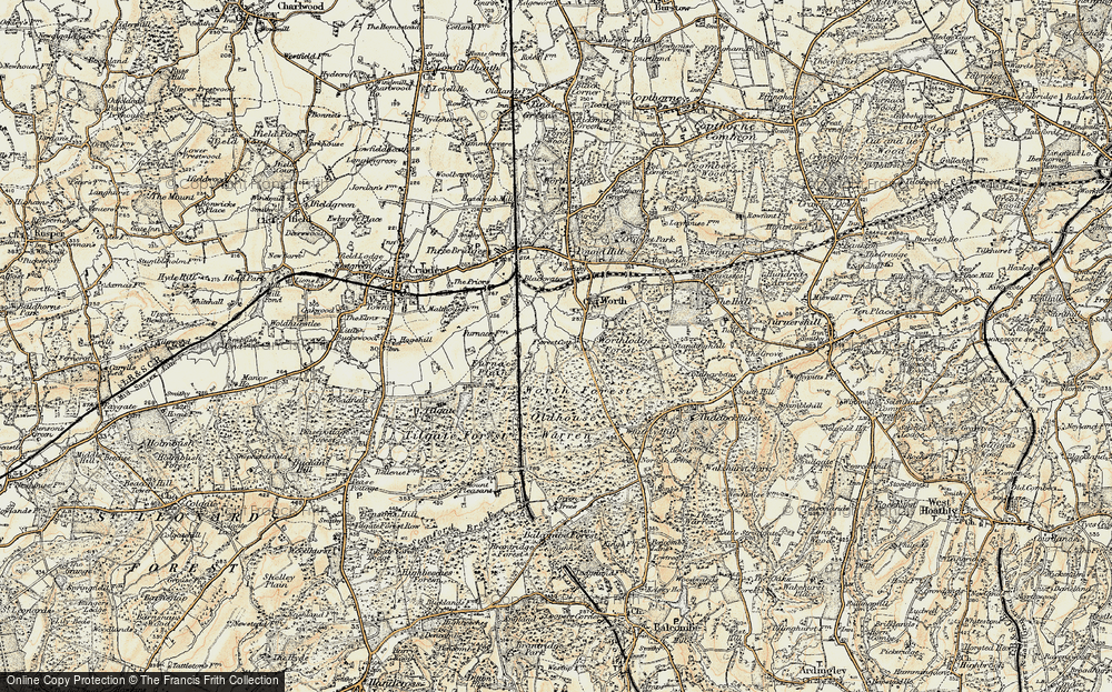 Old Map of Maidenbower, 1898-1902 in 1898-1902