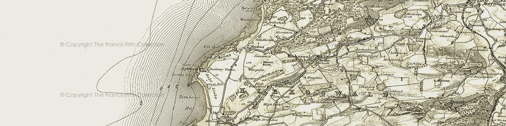 Old map of Ballochniel in 1905