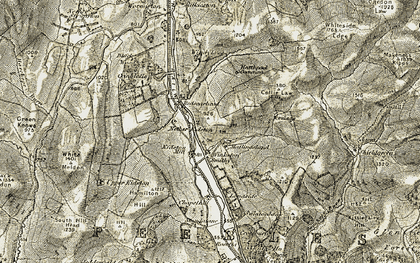 Old map of Whitfold Hill in 1903-1904