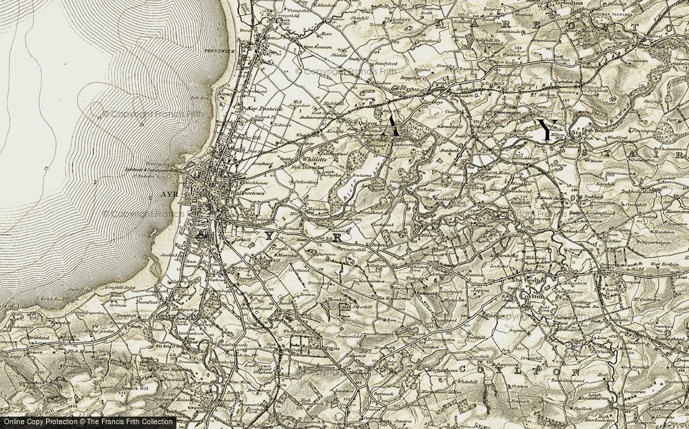 Old Map of Mainholm, 1904-1906 in 1904-1906