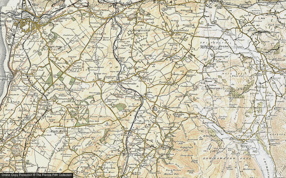 Old Map of Mains, 1901-1904 in 1901-1904