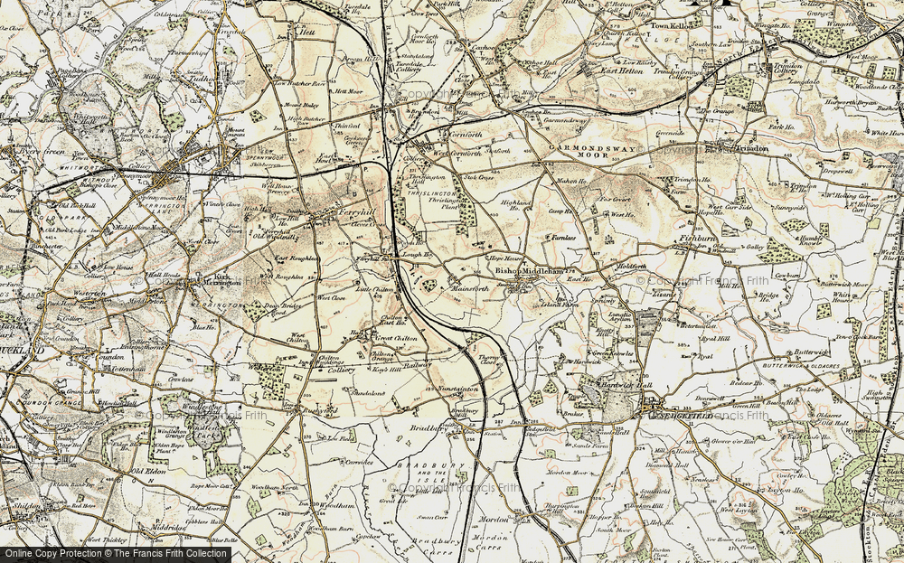 Old Map of Mainsforth, 1903-1904 in 1903-1904