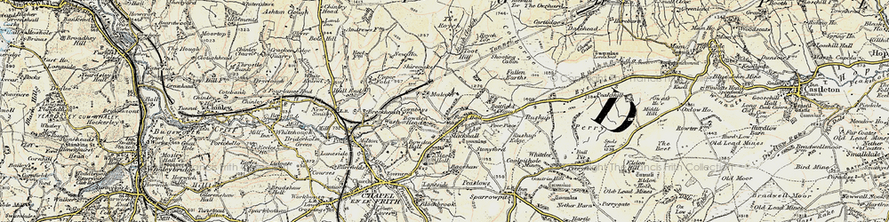 Old map of Malcoff in 1902-1903
