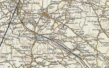 Old map of Malkin's Bank in 1902-1903
