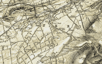 Old map of Wester Bavelaw in 1903-1904