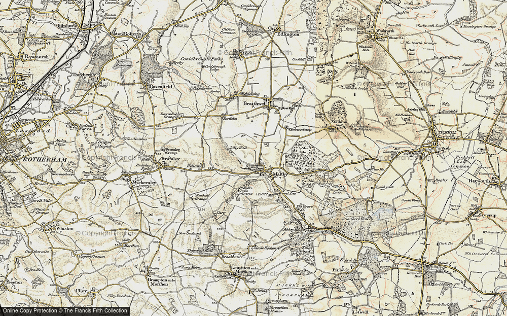 Old Map of Maltby, 1903 in 1903