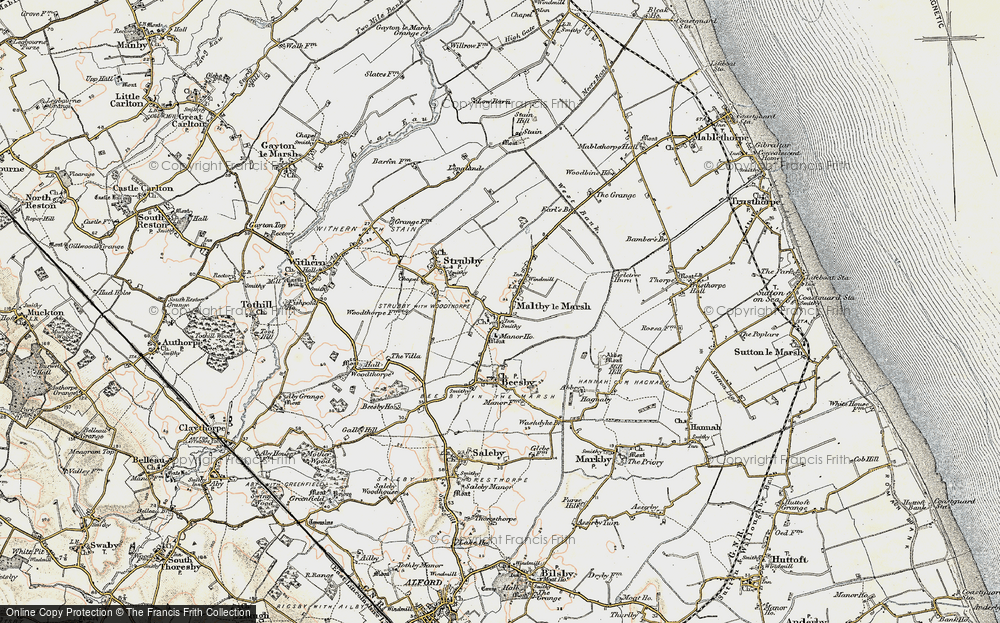Old Map of Maltby le Marsh, 1902-1903 in 1902-1903