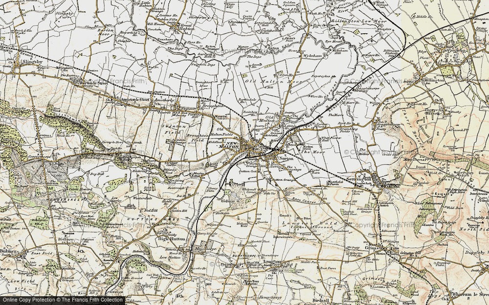 Old Map of Malton, 1903-1904 in 1903-1904