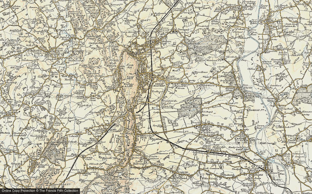 Old Map of Malvern Common, 1899-1901 in 1899-1901