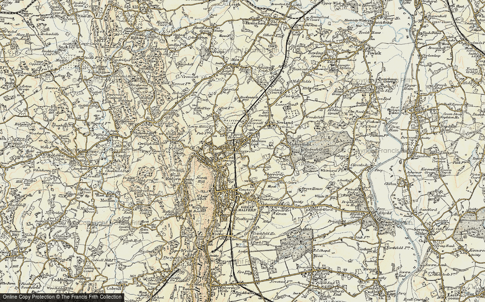 Old Map of Malvern Link, 1899-1901 in 1899-1901