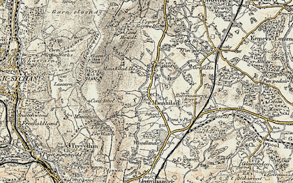 Old map of Mamhilad in 1899-1900