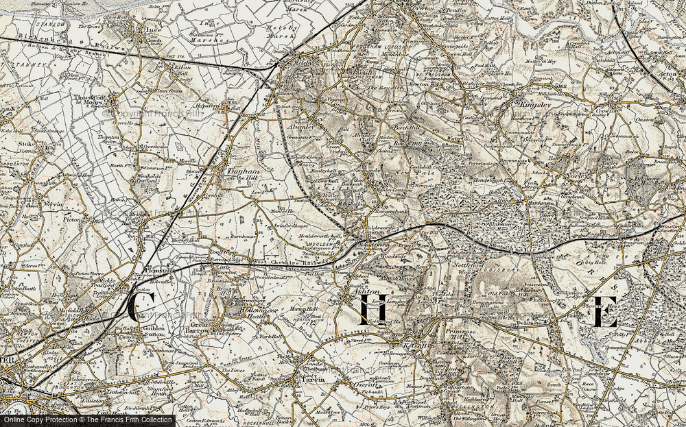 Old Map of Manley, 1902-1903 in 1902-1903