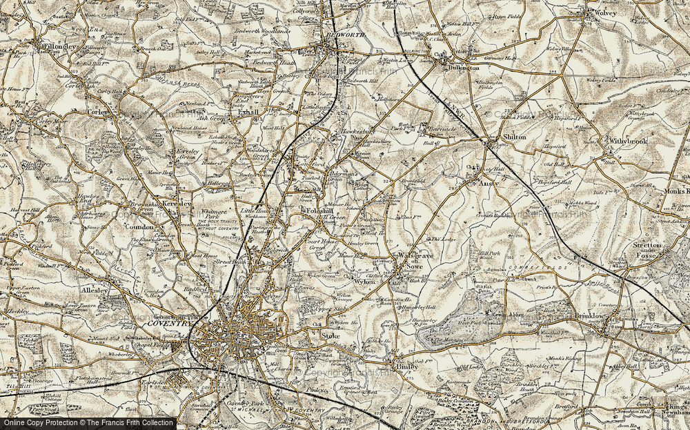 Old Map of Manor House, 1901-1902 in 1901-1902