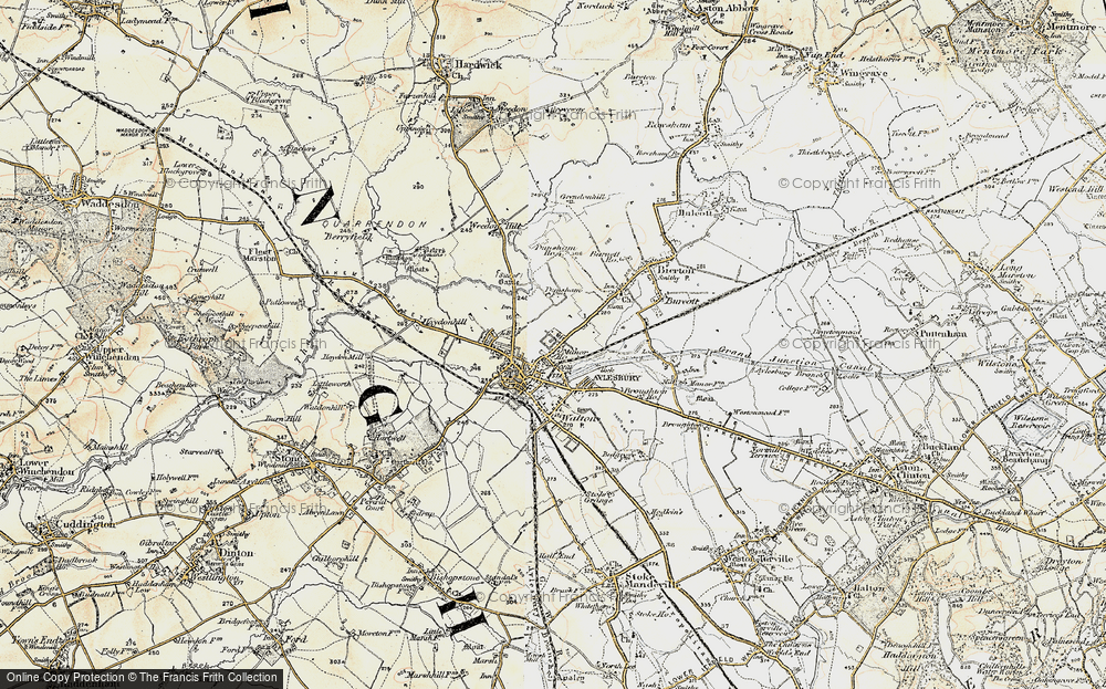 Old Map of Manor Park, 1898 in 1898