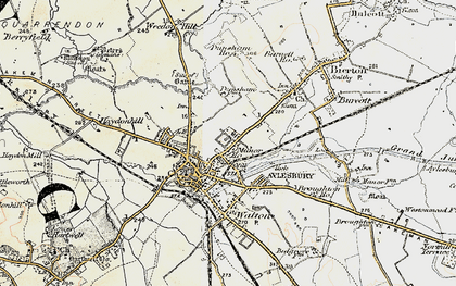 Old map of Manor Park in 1898