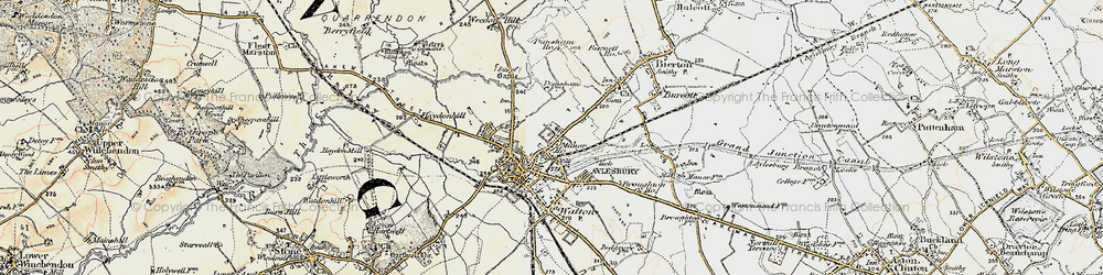 Old map of Manor Park in 1898