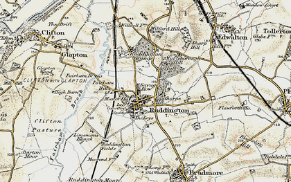 Old map of Manor Park in 1902-1903