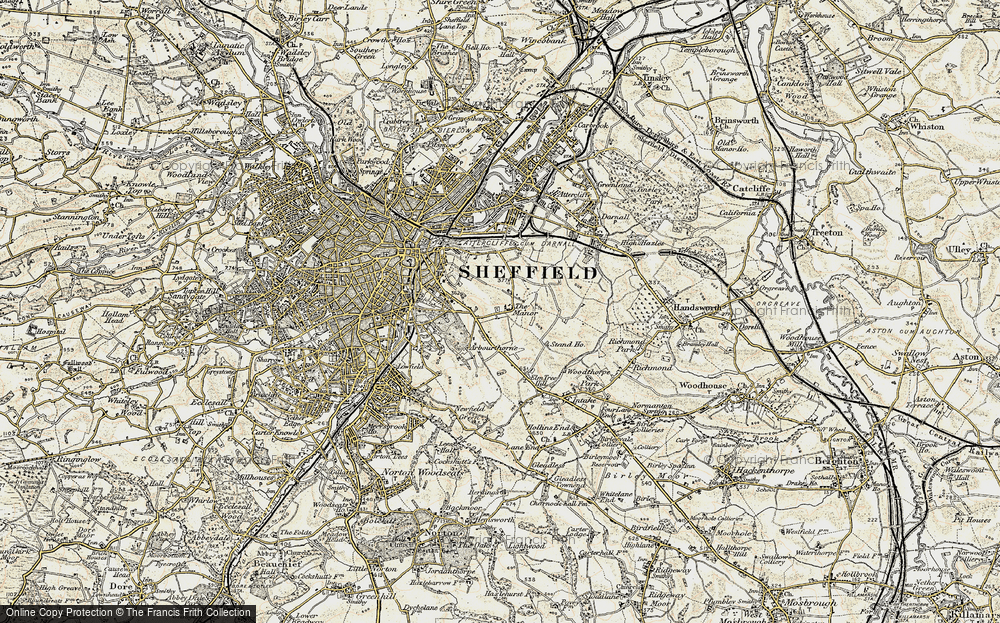 Old Map of Manor Park, 1903 in 1903