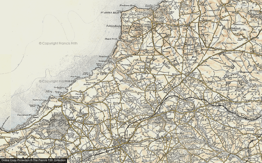 Old Map of Manor Parsley, 1900 in 1900