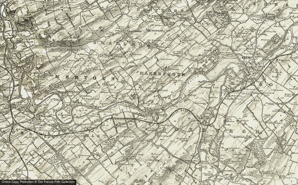 Old Map of Manorhill, 1901-1904 in 1901-1904