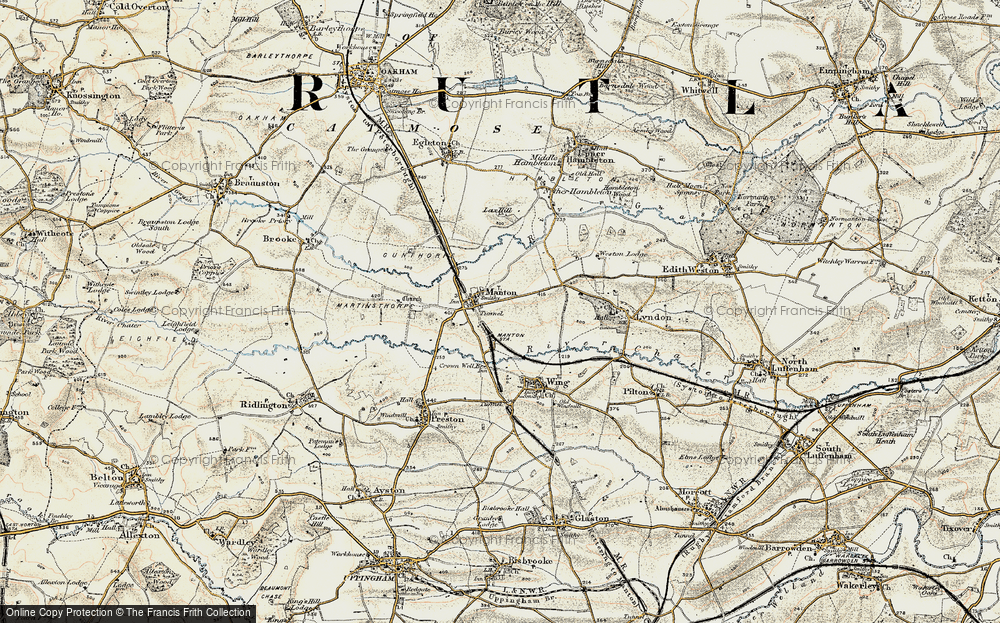 Old Map of Manton, 1901-1903 in 1901-1903