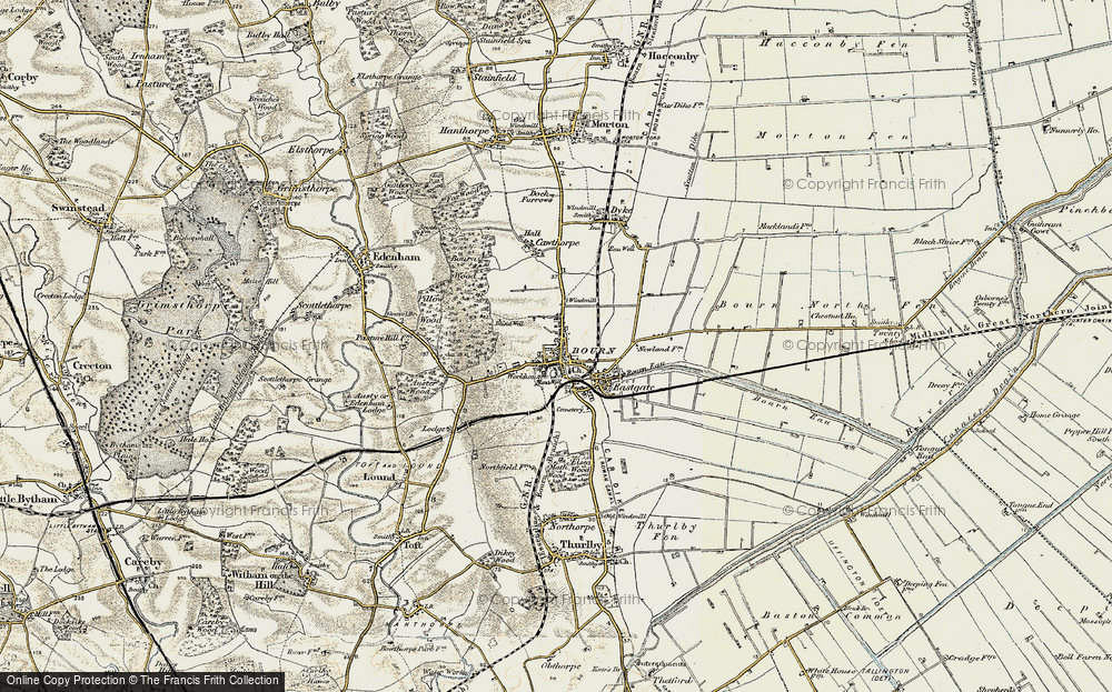 Map Of Bourne Rnc646875 