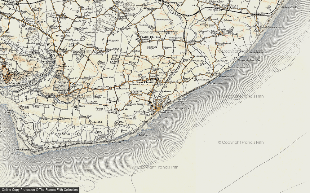 Old Maps of Clacton-On-Sea - Francis Frith