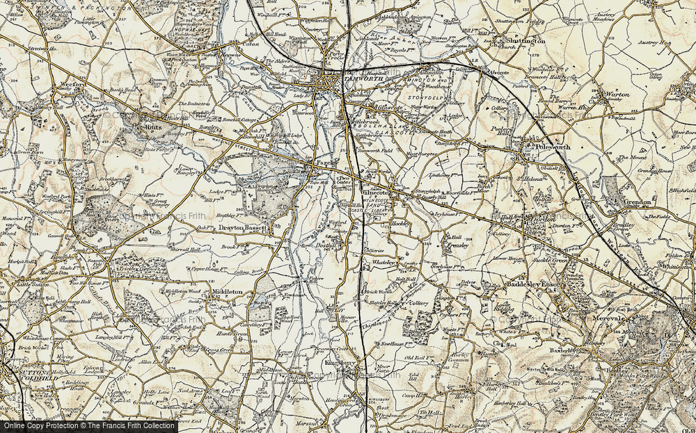 Old Maps of Dosthill - Francis Frith